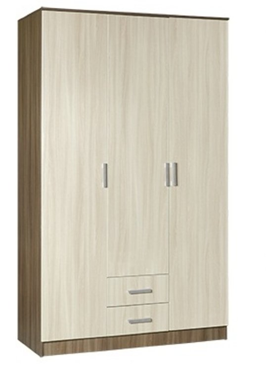 Шкаф 3-х дверный комбинированный Светлана Шимо