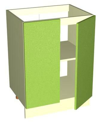 Рабочий стол РС-60 2Д Шанталь-1 зеленый